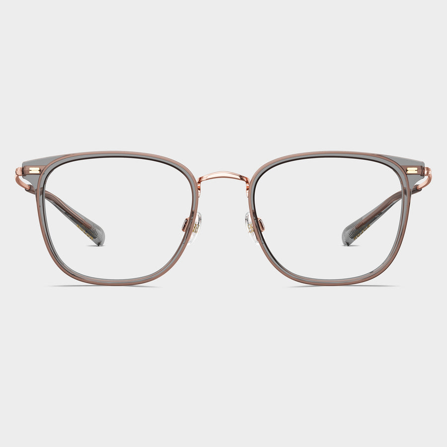 Rose  gold/ Transparent grey