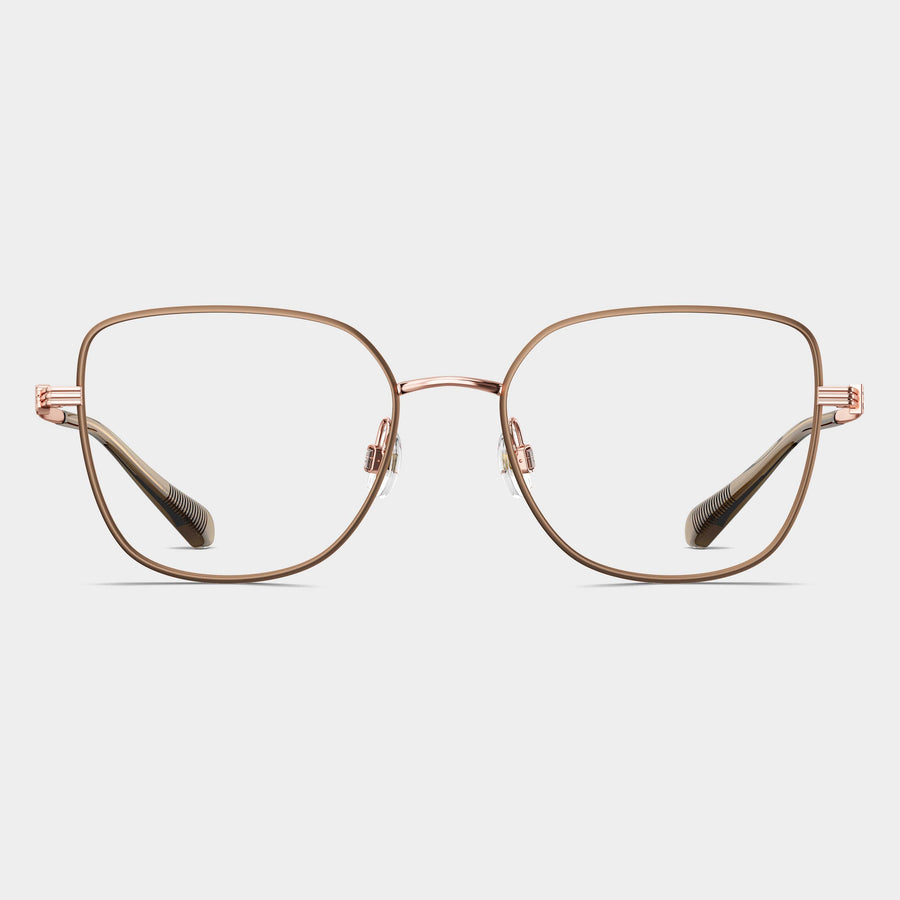 Rose Gold|Khaki Brown Front Rim