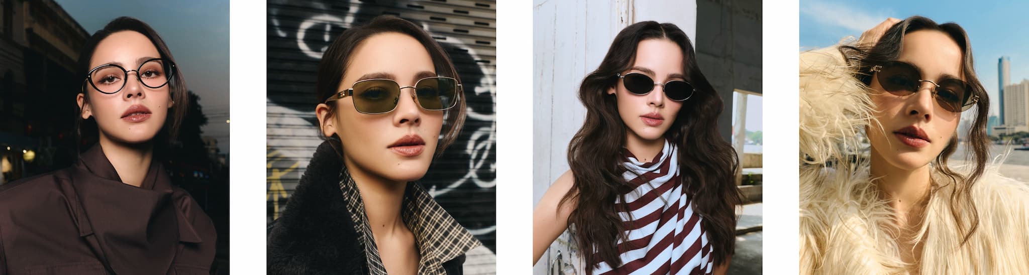 4 images of Bolon brand ambassador Urassaya Sperbund