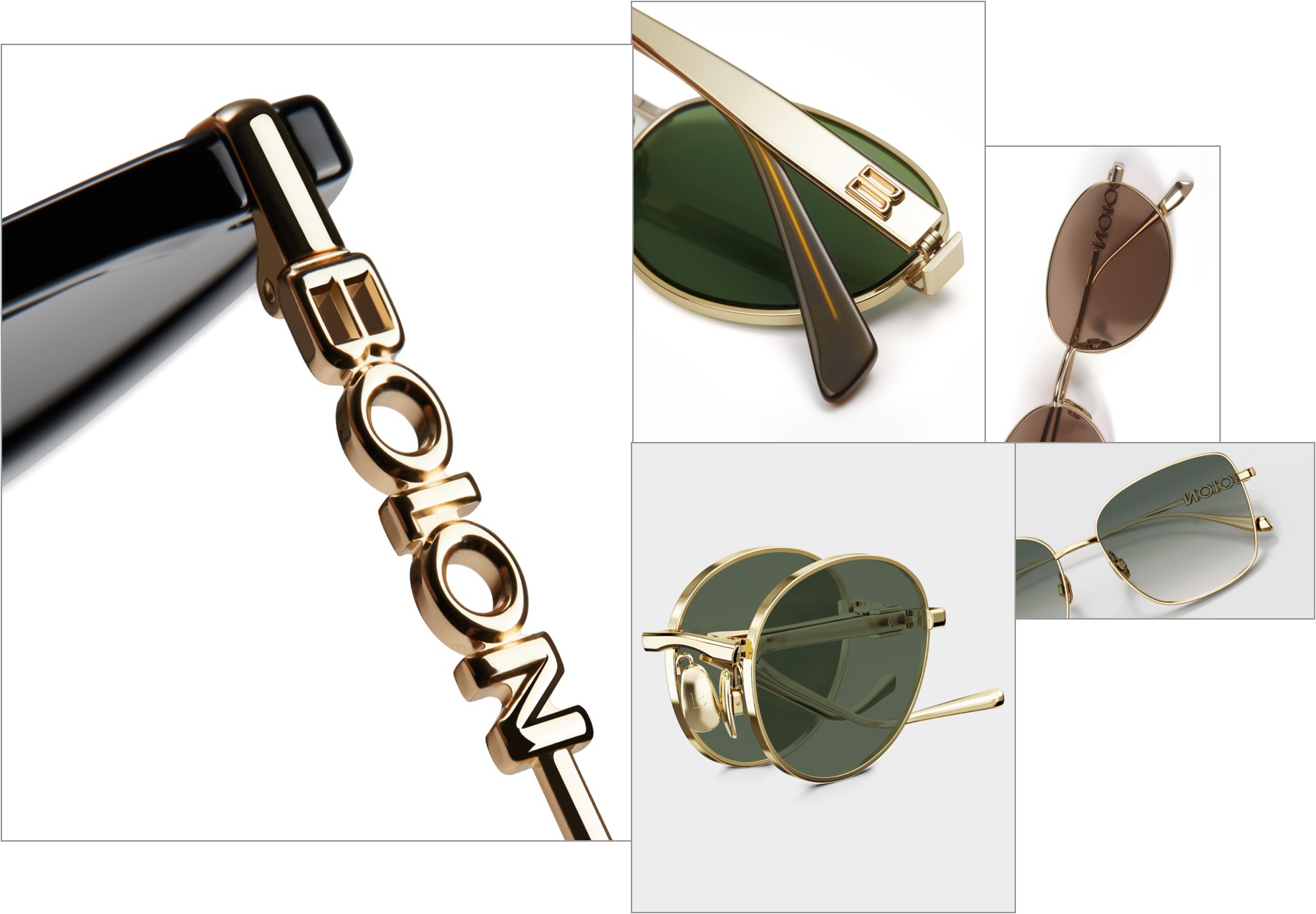 Montage of Bolon eyewear product details