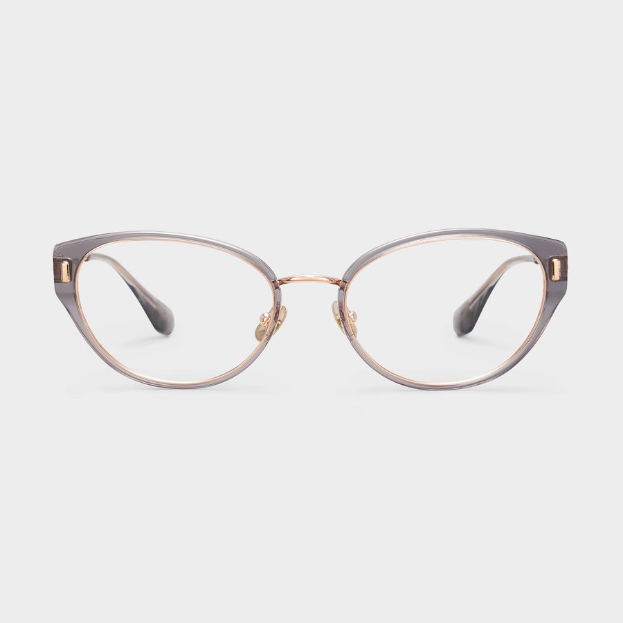 Transparent Light Grey/Rose Gold