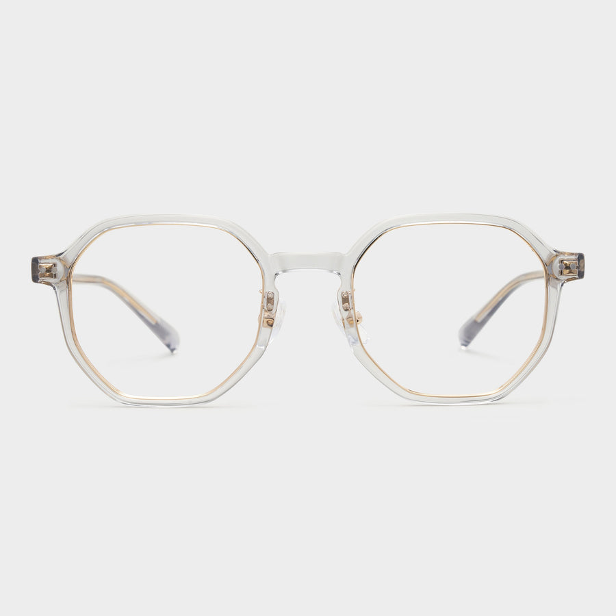 Transparent Grey/Gold