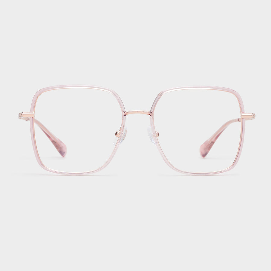 Transparent pink / Rose gold