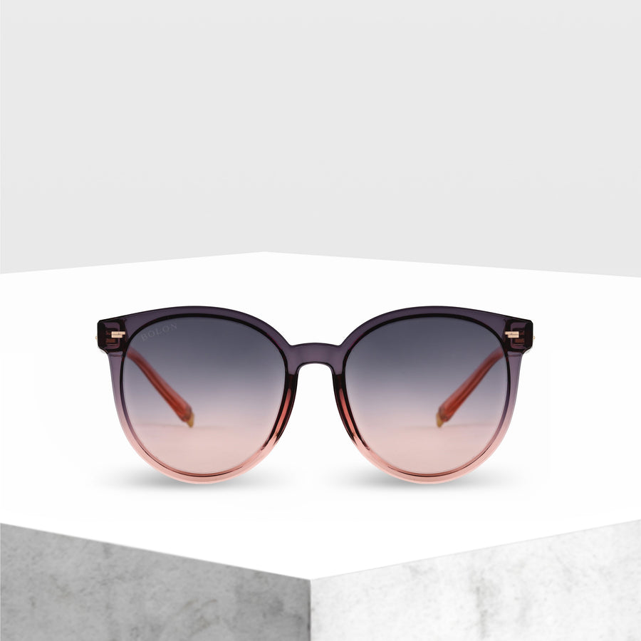 Gray Blue Pink Gradient