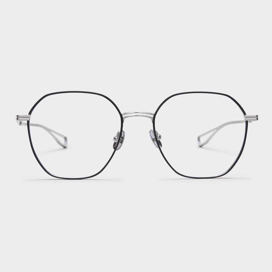 Silver with Black rim