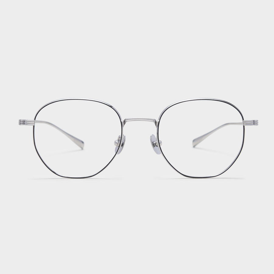 Silver with Black rim