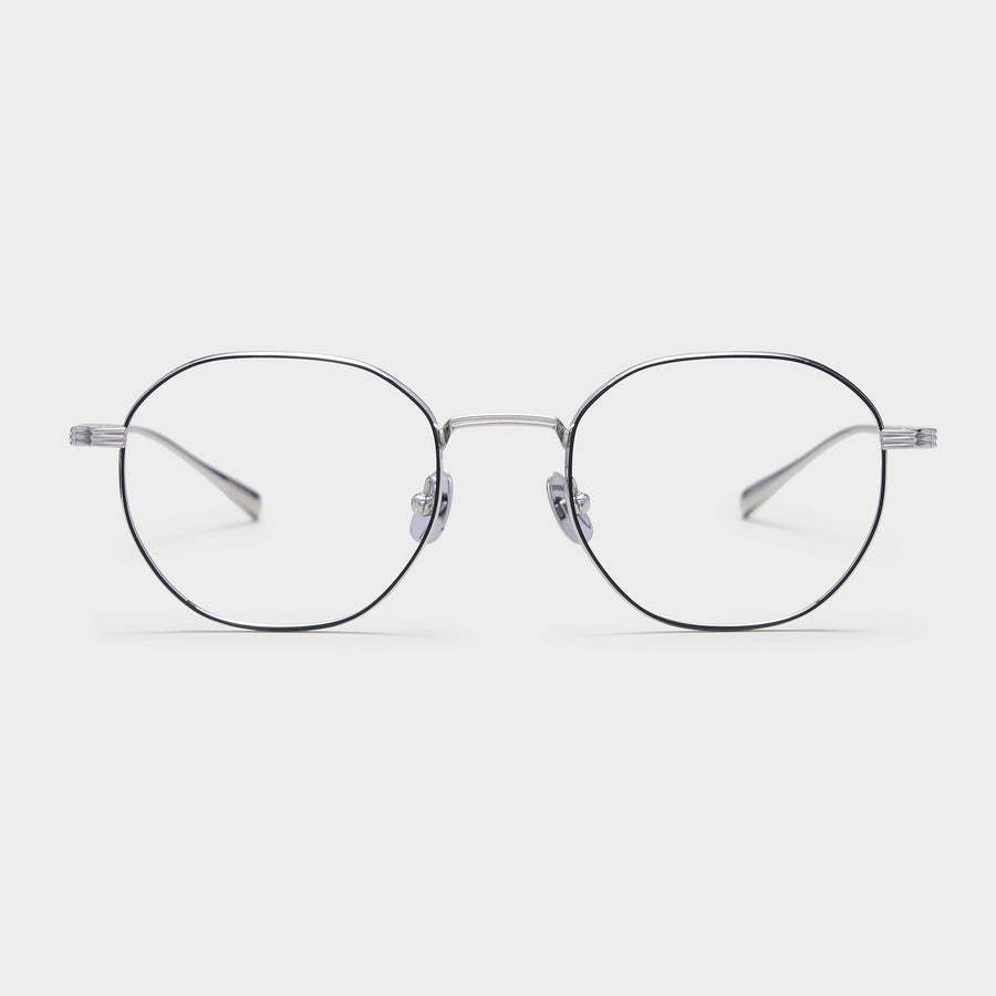 Silver with Black rim